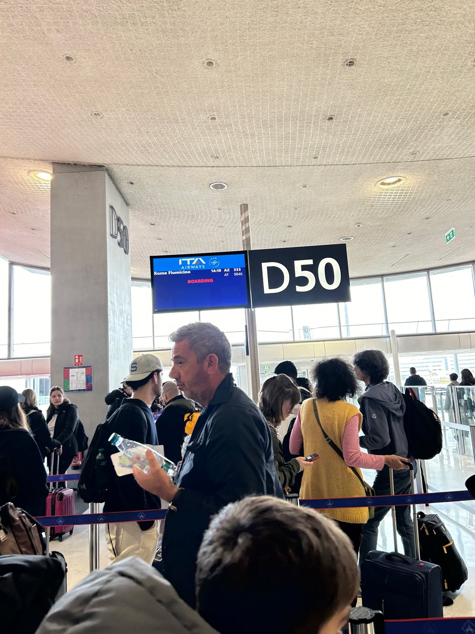 坐飛機到羅馬