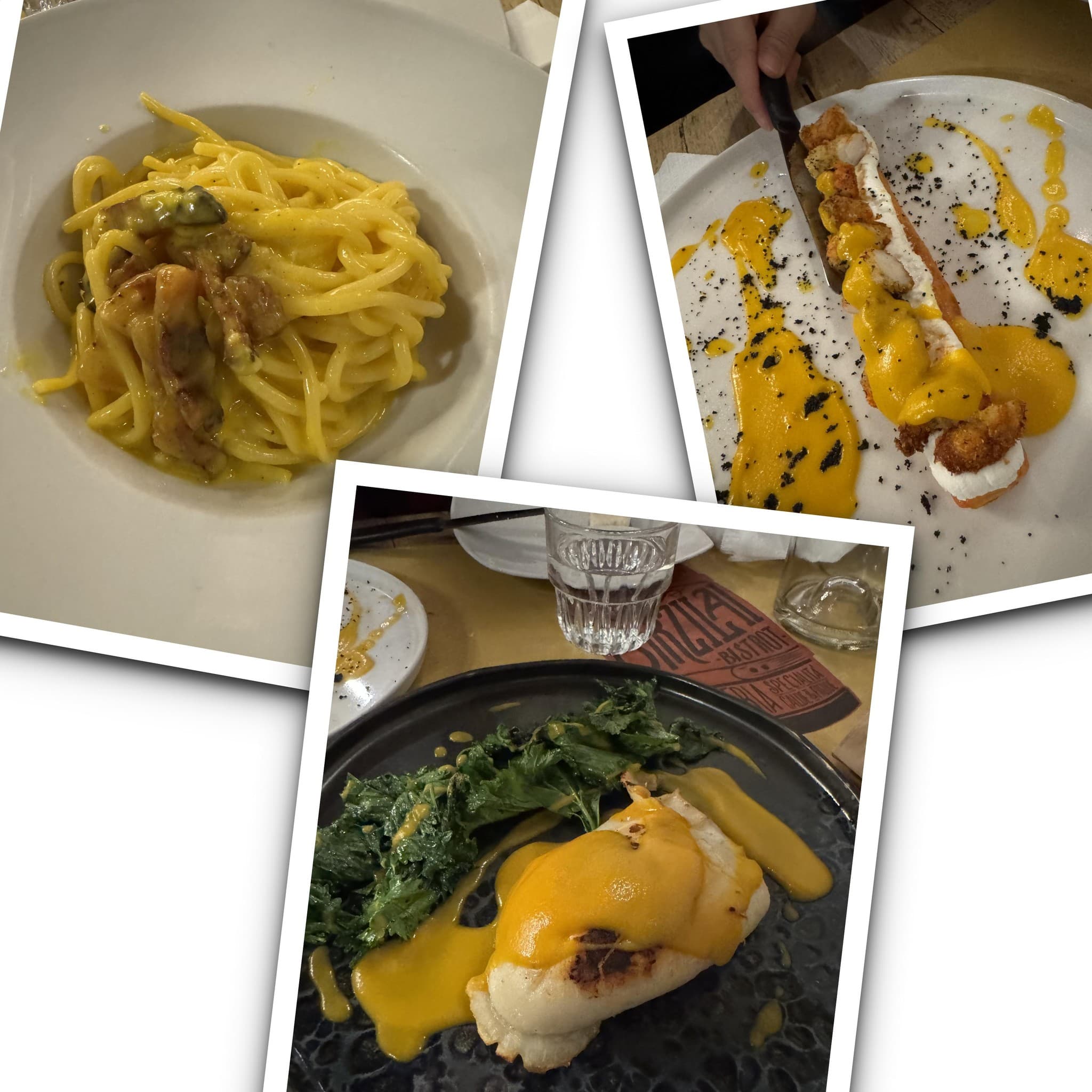 開始叫三個餸太好食,份量又唔多,所以叫多三個食。卡邦尼意粉無茄汁意粉咁好食,cuttlefish 唔錯👍