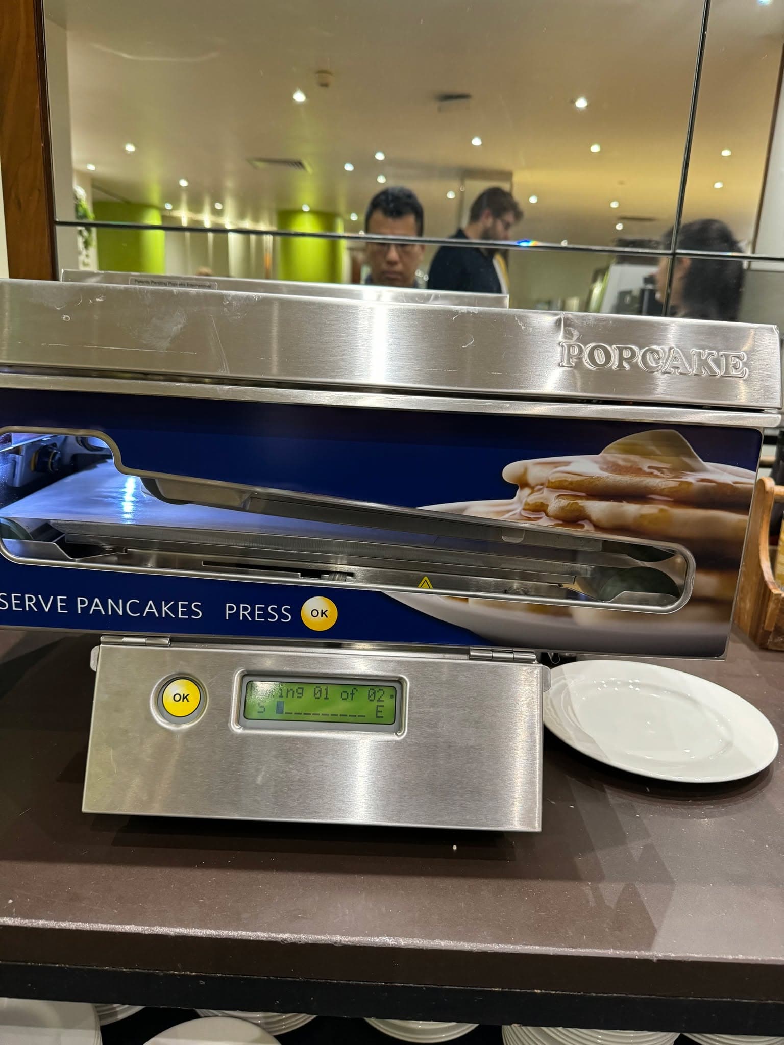 欣賞這部pancake machine. 不過去到最後一日被人整壞了🙁
